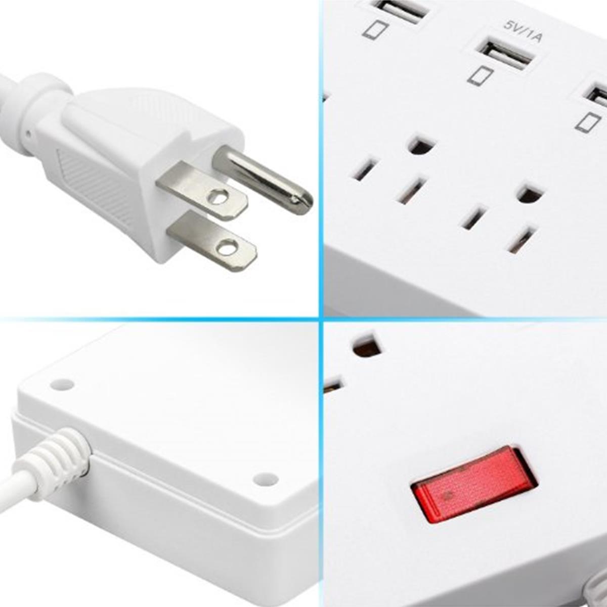 ELEGIANT5V1A24A6PortUSBFastCharger6USJackPlugPowerAdapterSwitchingSocket-1294500-3