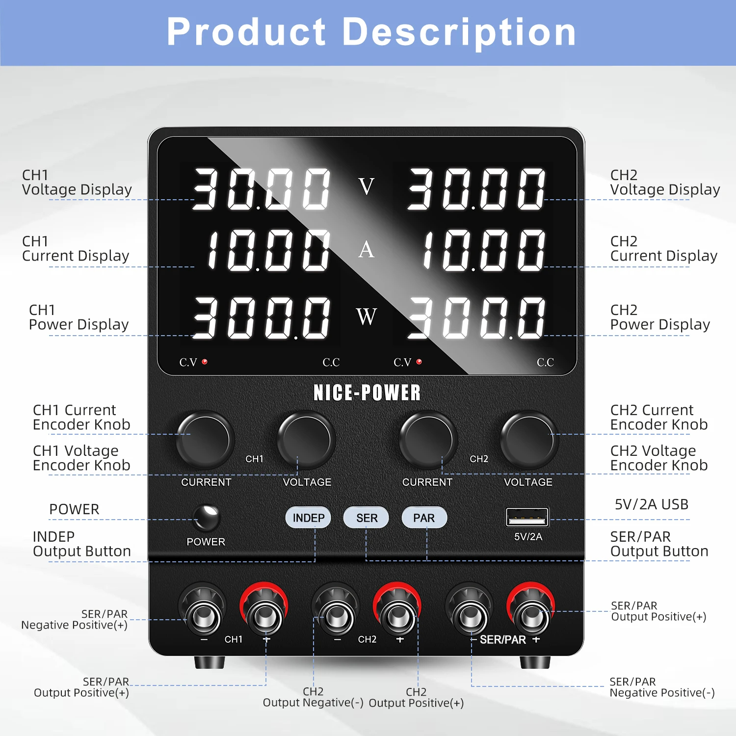 KUAIQUNICEPOWERSPS-2KDAdjustableDual-ChannelPowerSupplySeriesParallelIndependentTripleOutputFunction-2010182-3