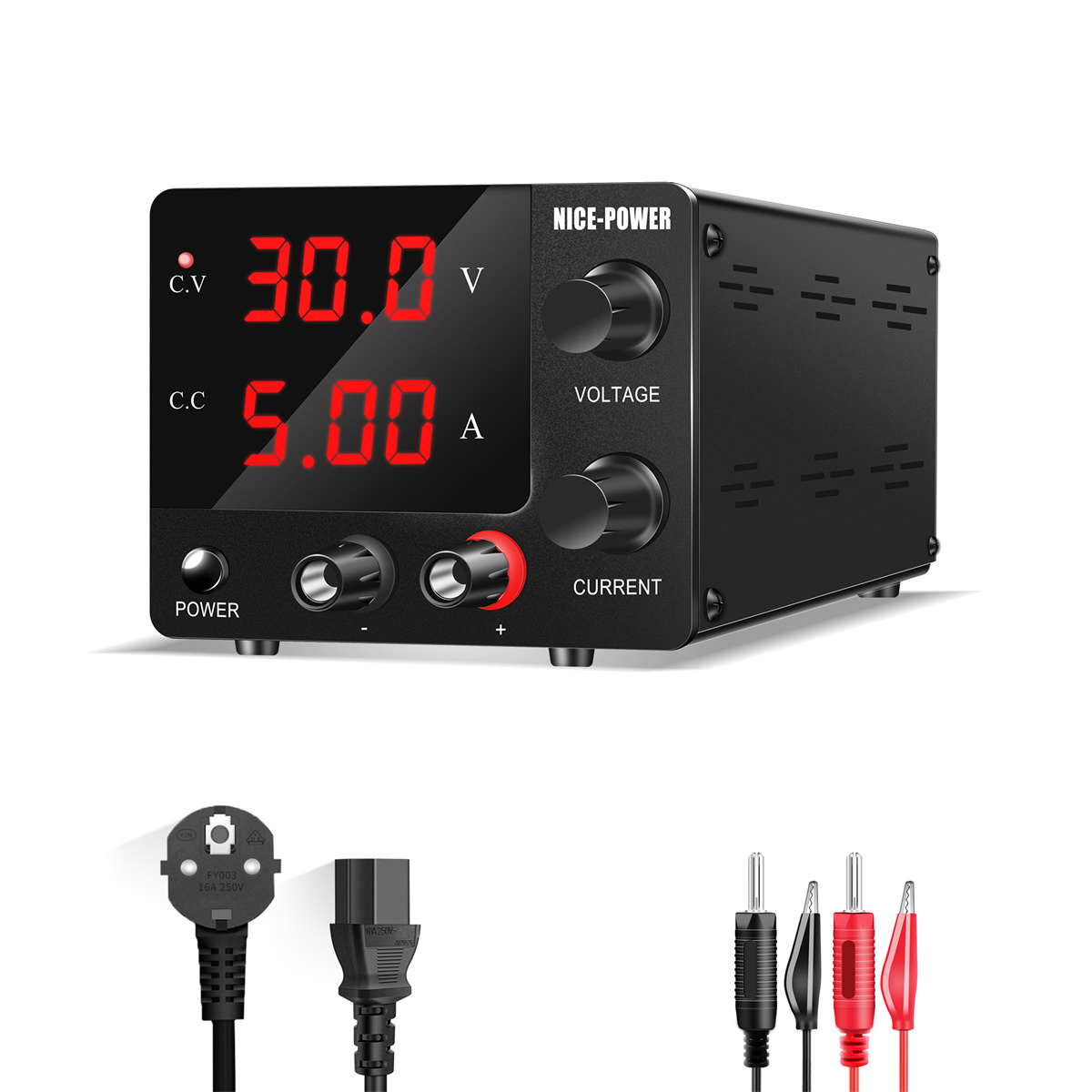 NICE-POWERSPS-E305MiniPowerSupply0-30V0-5AHigh-PrecisionEncoderAdjustmentSleekBlackDesignStableDCOut-2000873-1