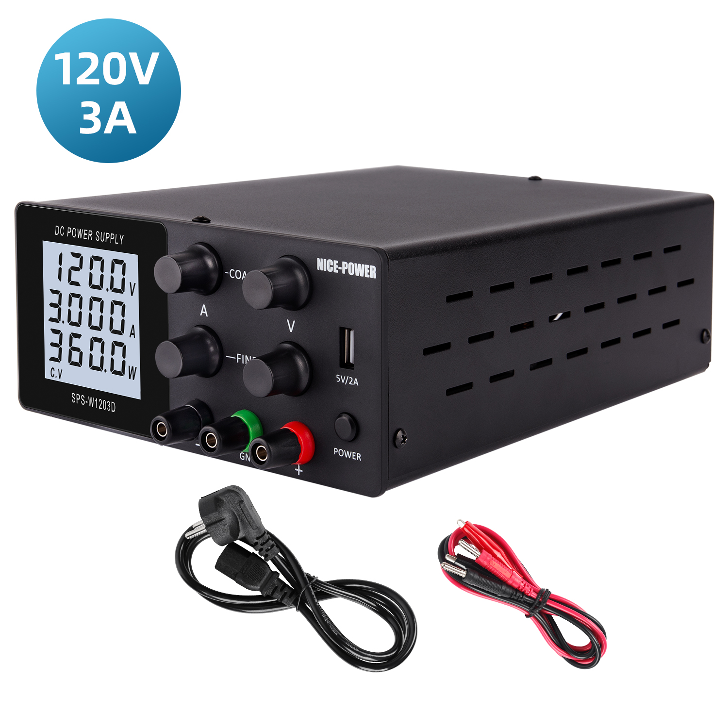 NICE-POWERSPS-W-DSeriesDCPowerSupplyPrecisionAdjustableVoltageCurrent0-120V0-5AHorizontalLCDDisplayE-2000871-1