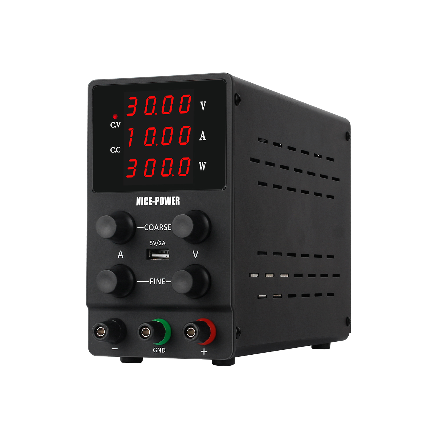 NICE-POWERSPS3010DigitalPowerSupply0-30V0-10AFour-DigitDisplayUSB5V2AAdjustableKnobsStableDCOutput-2000875-12