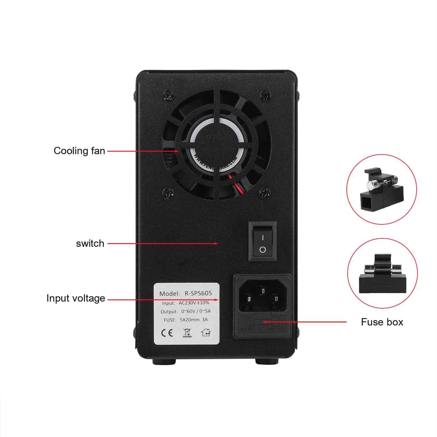 NICE-POWERSPS3010DigitalPowerSupply0-30V0-10AFour-DigitDisplayUSB5V2AAdjustableKnobsStableDCOutput-2000875-3