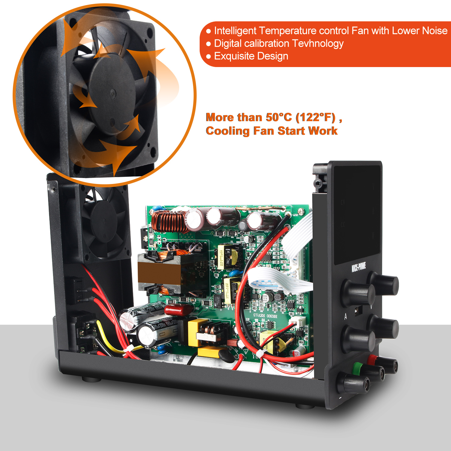 NICE-POWERSPS3010DigitalPowerSupply0-30V0-10AFour-DigitDisplayUSB5V2AAdjustableKnobsStableDCOutput-2000875-5