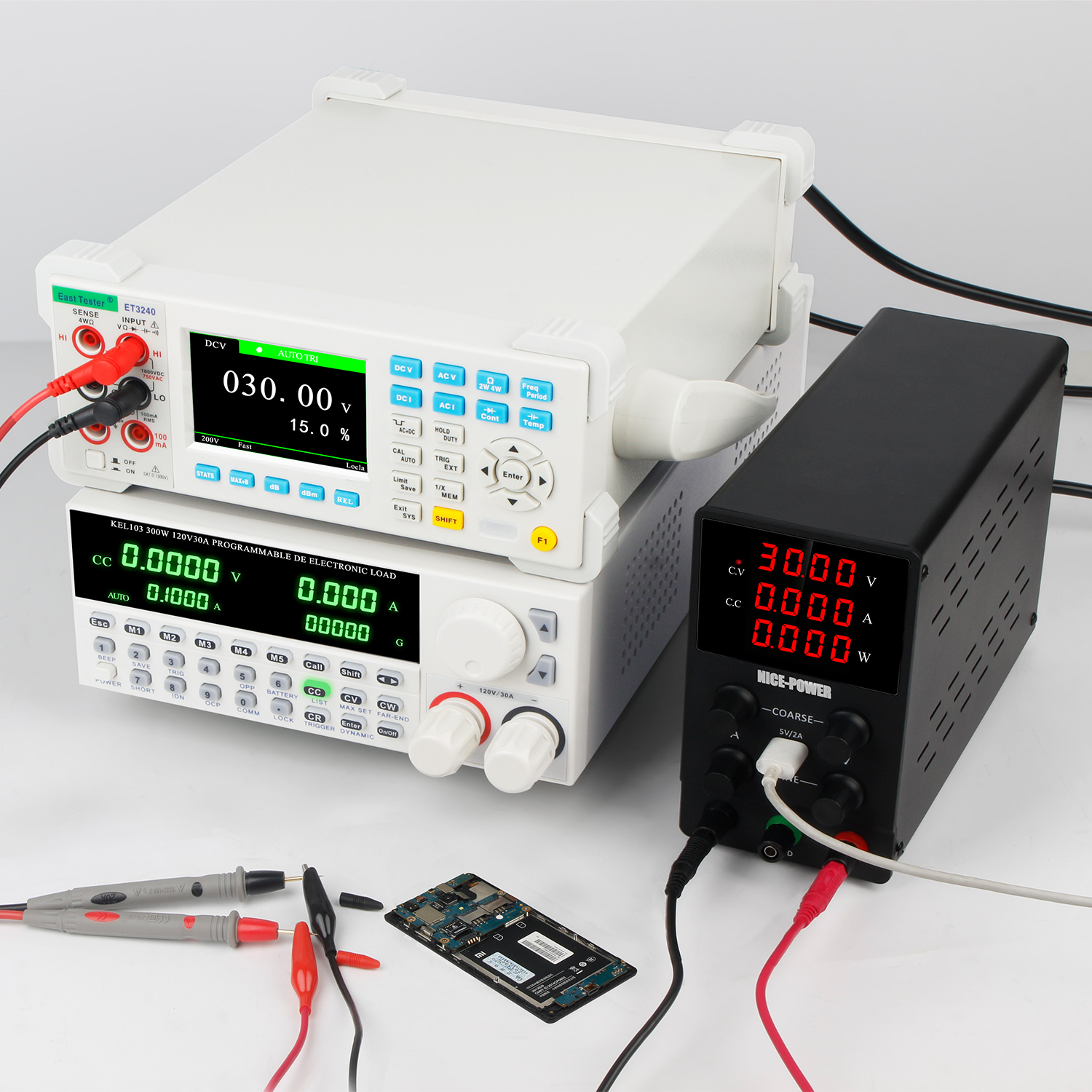 NICE-POWERSPS3010DigitalPowerSupply0-30V0-10AFour-DigitDisplayUSB5V2AAdjustableKnobsStableDCOutput-2000875-7
