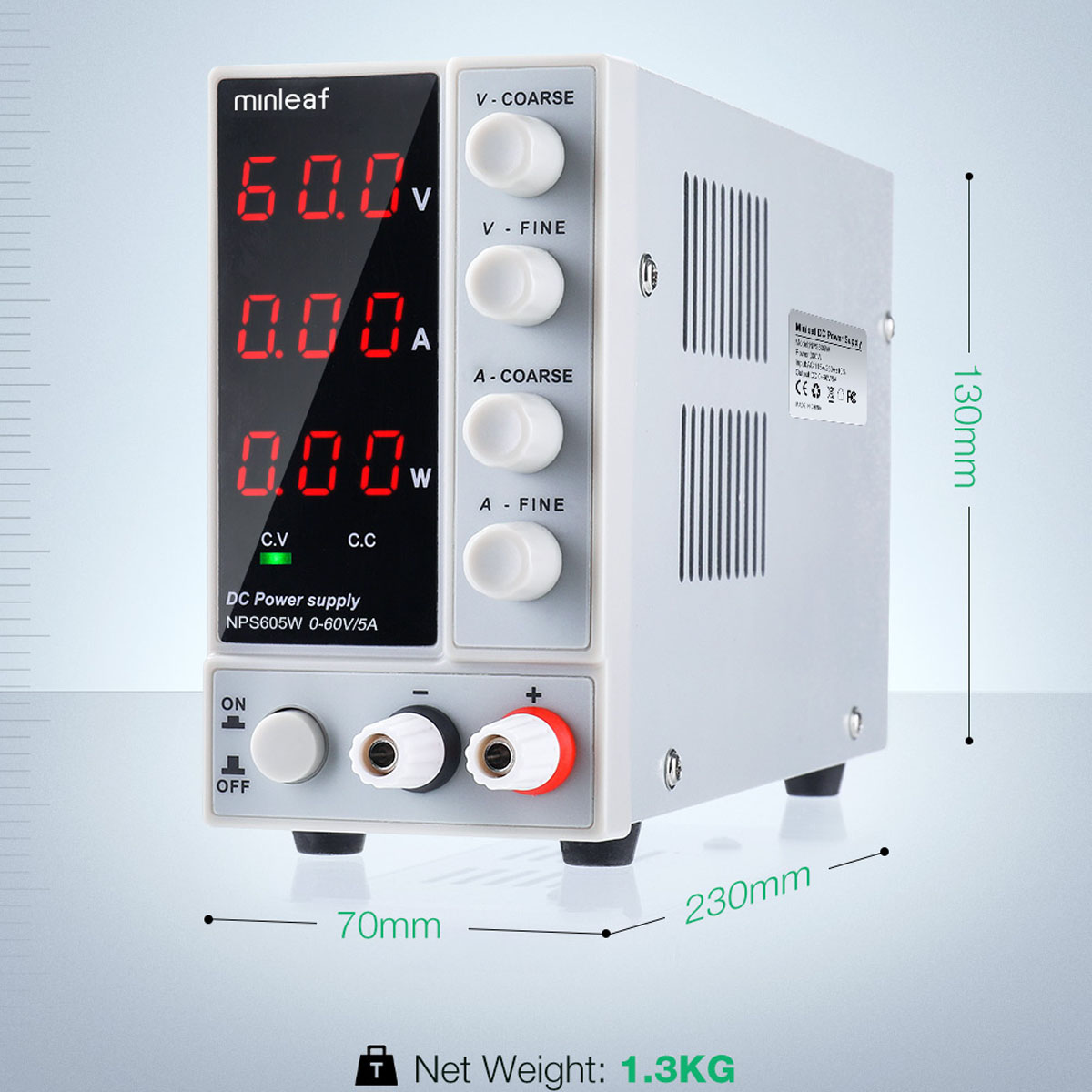 NPS605W110V220V230V0-60V0-5AAdjustableDigitalDCPowerSupply300WRegulatedLaboratorySwitchingPowerSuppl-1966681-7