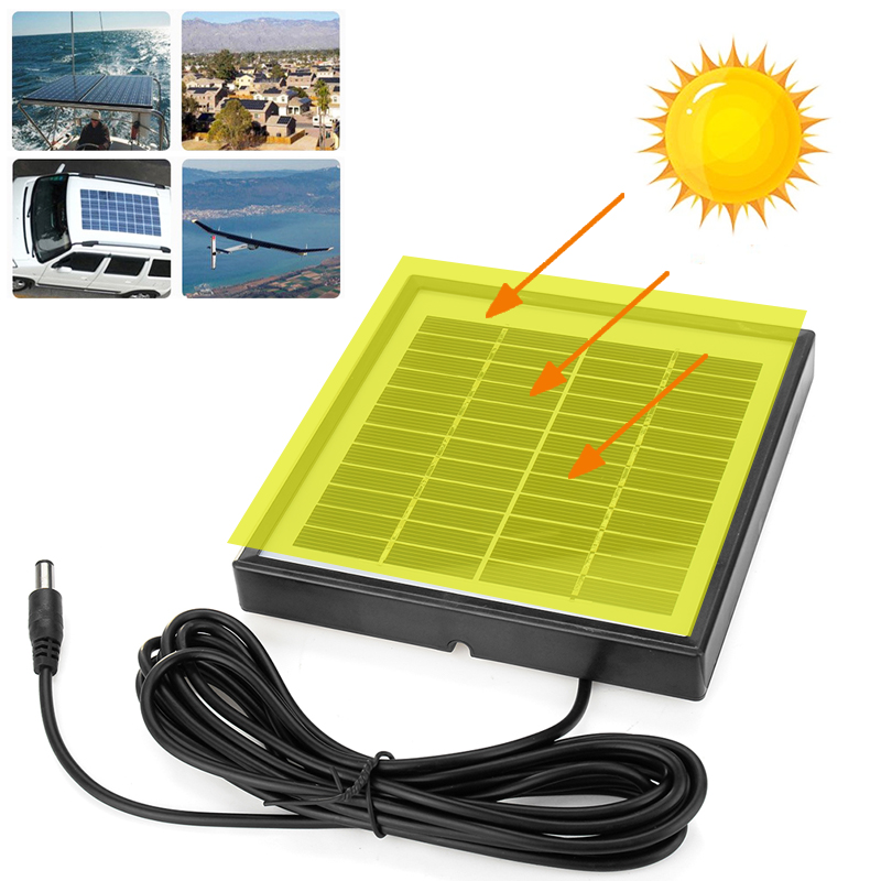 Portable5W12VPolysiliconSolarPanelBatteryChargerForCarRVBoatW3mCable-1449442-3