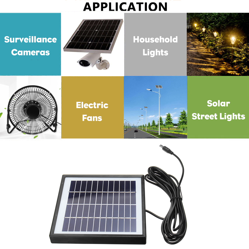 Portable5W12VPolysiliconSolarPanelBatteryChargerForCarRVBoatW3mCable-1449442-4