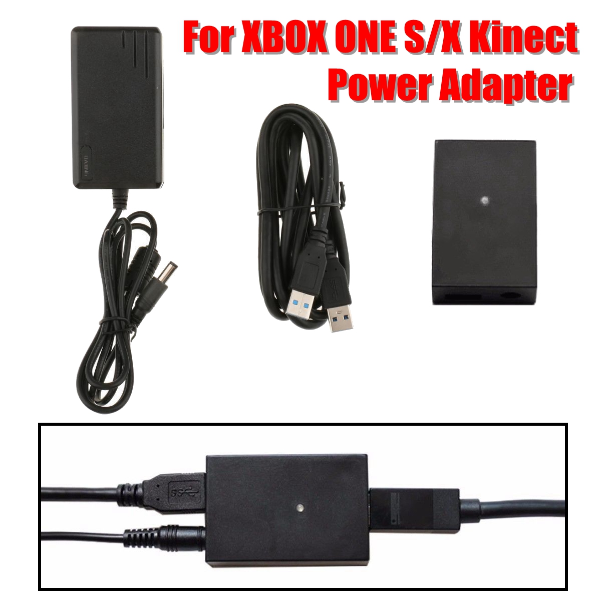 Power20PowerACAdapterUSEUAUPlugPCDevelopmentKitForXboxOneSXKinect-1319225-1
