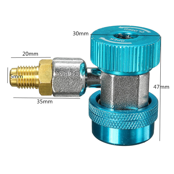 R134aACQuickConnectorAdapterCouplerwithLowHighHVAC-1088899-5