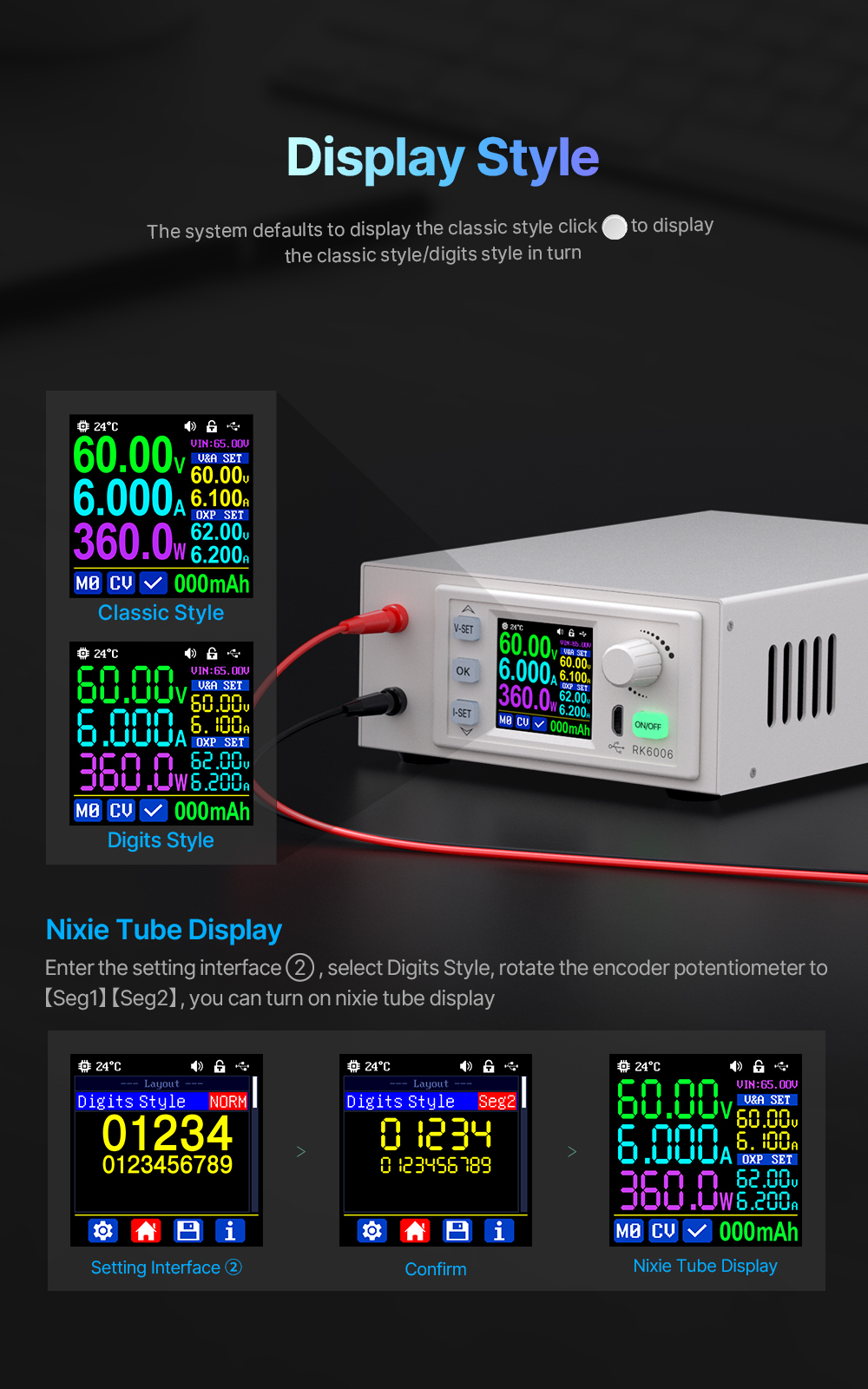 RIDENRK6006-CDigitalPowerSupplyHighPrecision60V6AwithOvervoltageProtectionandHDDisplayforEfficientPo-1994944-3