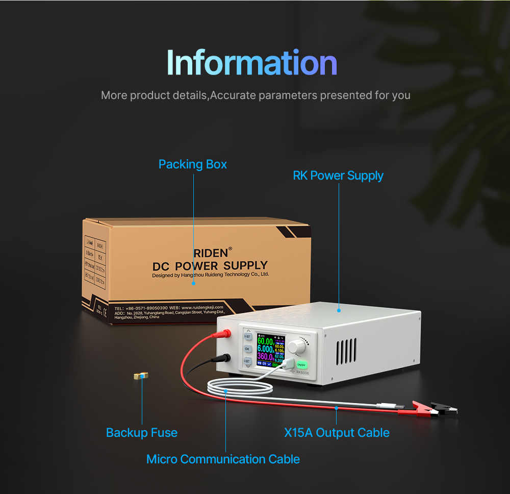 RIDENRK6006-CDigitalPowerSupplyHighPrecision60V6AwithOvervoltageProtectionandHDDisplayforEfficientPo-1994944-10