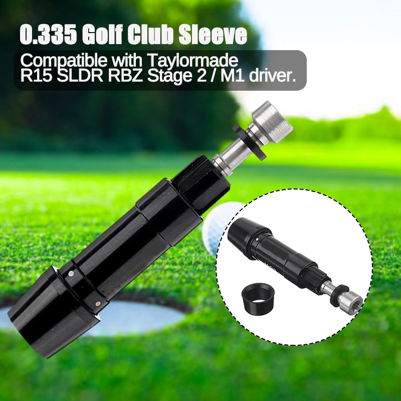 SleeveBlack0335CaliberGolfSleeveClubCoverConnectorAdapterwithRubberSleeve-1631868-1