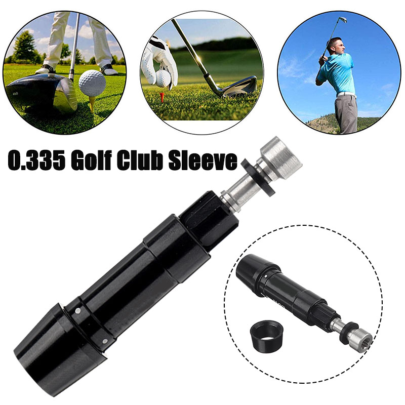 SleeveBlack0335CaliberGolfSleeveClubCoverConnectorAdapterwithRubberSleeve-1631868-2