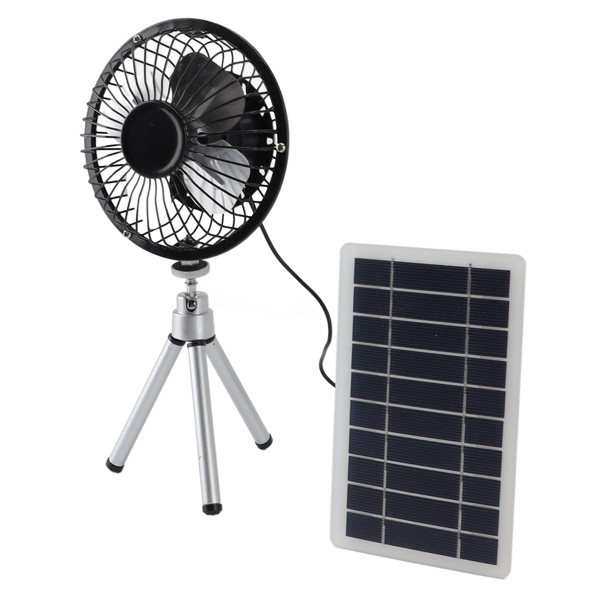 SolarPowerFanExhaustwithMonocrystallinePhotovoltaicPanelCompactPortableWaterproof15WPowerOutputUSB-C-2015019-5