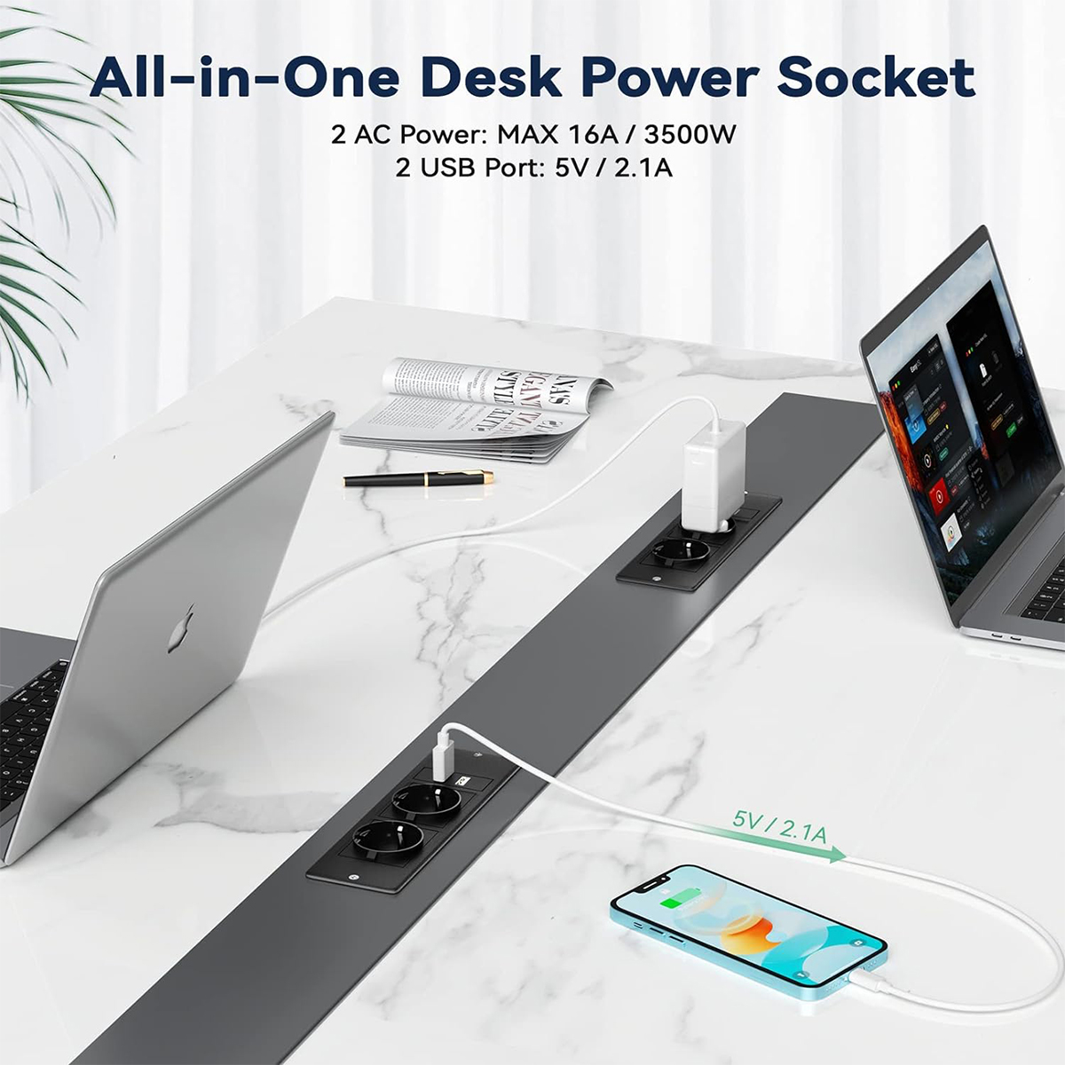 TableSocketwith2USB2SocketsBuilt-inSocket2-WayInstallationPowerStripwith2ScrewsforKitchenFurnitureor-2011659-1