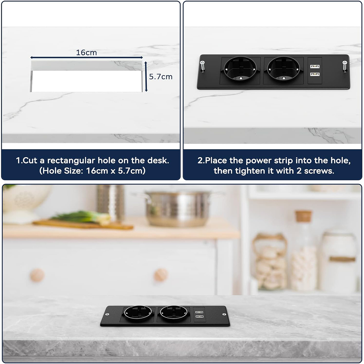 TableSocketwith2USB2SocketsBuilt-inSocket2-WayInstallationPowerStripwith2ScrewsforKitchenFurnitureor-2011659-4