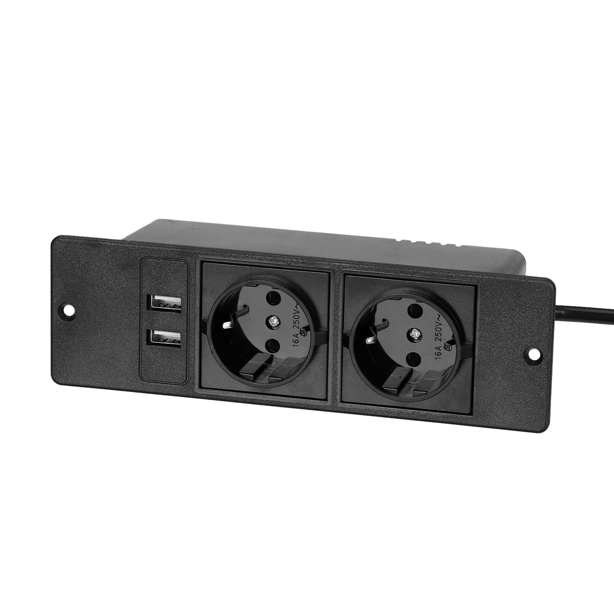 TableSocketwith2USB2SocketsBuilt-inSocket2-WayInstallationPowerStripwith2ScrewsforKitchenFurnitureor-2011659-6