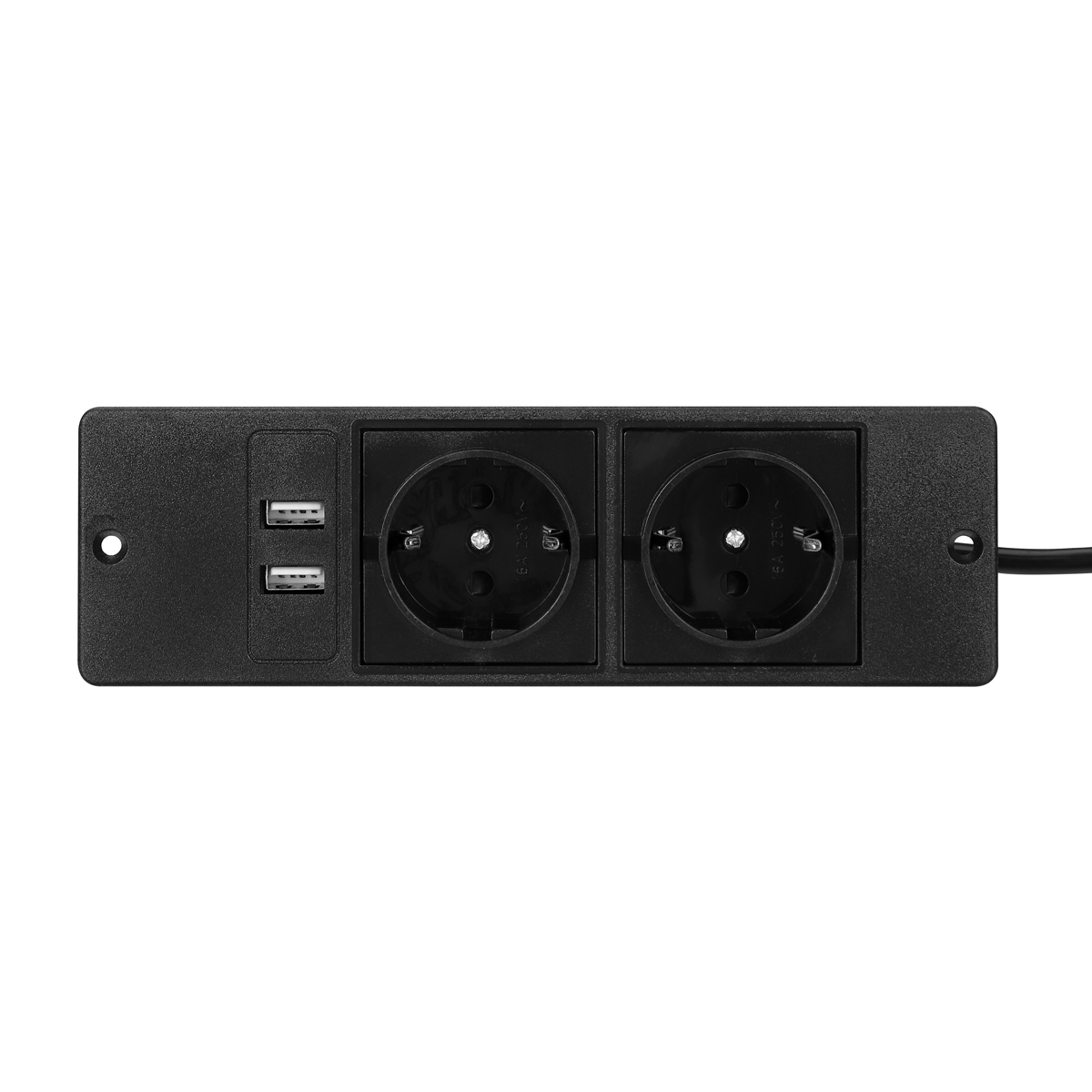 TableSocketwith2USB2SocketsBuilt-inSocket2-WayInstallationPowerStripwith2ScrewsforKitchenFurnitureor-2011659-7