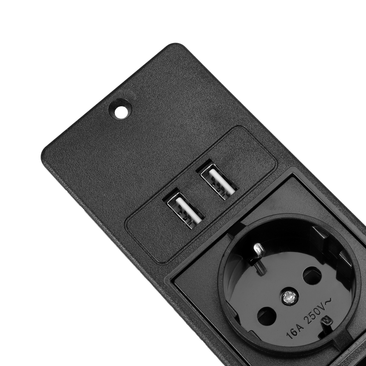 TableSocketwith2USB2SocketsBuilt-inSocket2-WayInstallationPowerStripwith2ScrewsforKitchenFurnitureor-2011659-9