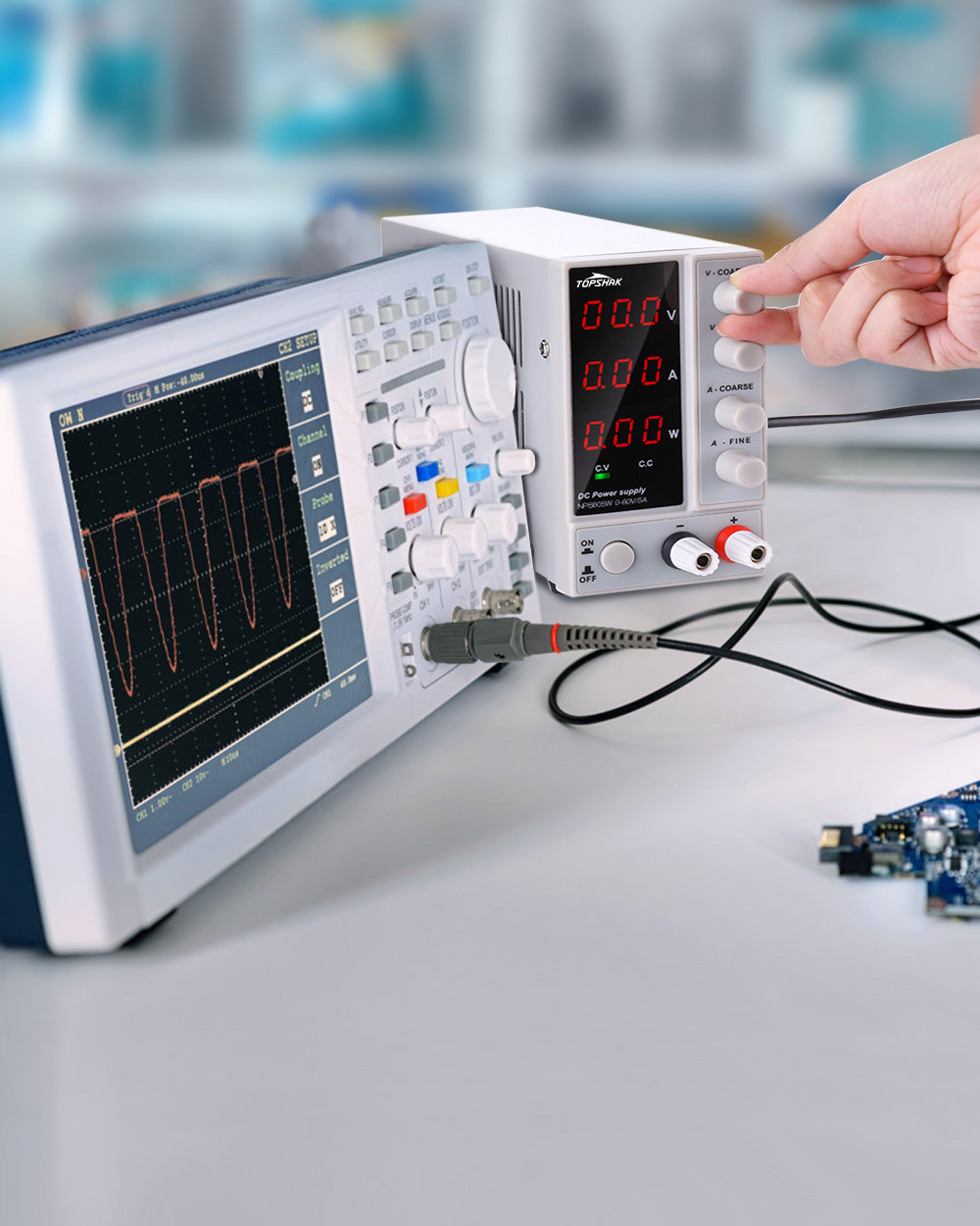 TopshakNPS605W110V220V0-60V0-5AAdjustableDigitalDCPowerSupply300WRegulatedLaboratorySwitchingPowerSu-1587471-4