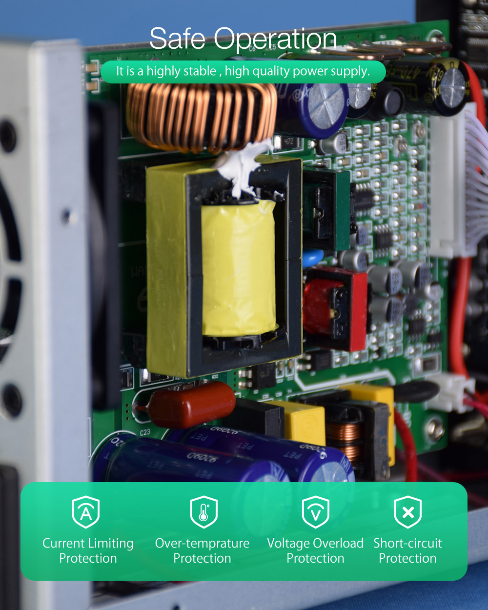 TopshakNPS605W110V220V0-60V0-5AAdjustableDigitalDCPowerSupply300WRegulatedLaboratorySwitchingPowerSu-1587471-8