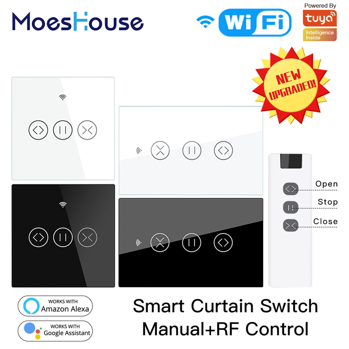 USEUWiFiRF433SmartTouchCurtainRollerBlindsMotorSwitchTuyaSmartLifeAppRemoteControlWorkswithAlexaGoog-1778827-1