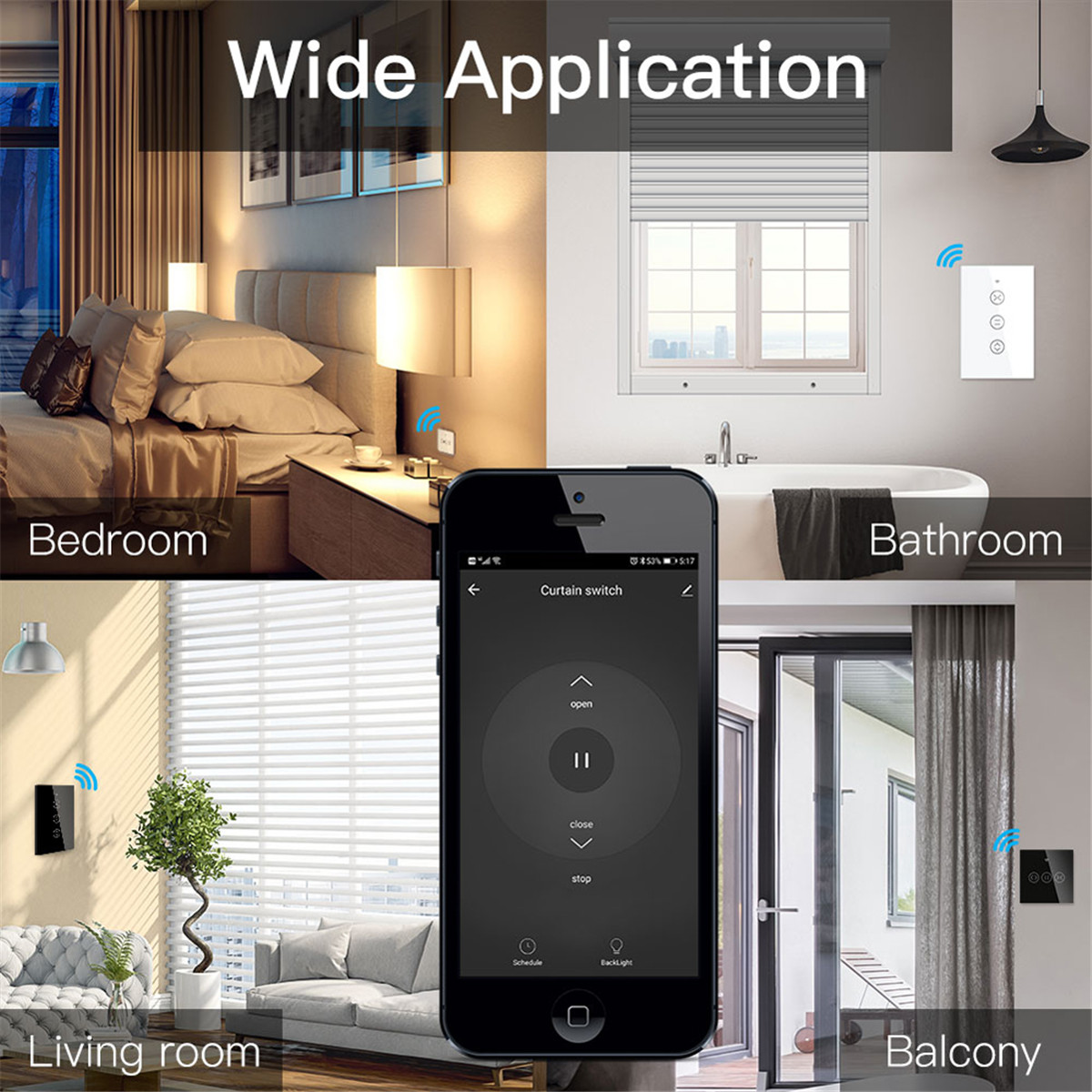 USEUWiFiRF433SmartTouchCurtainRollerBlindsMotorSwitchTuyaSmartLifeAppRemoteControlWorkswithAlexaGoog-1778827-9