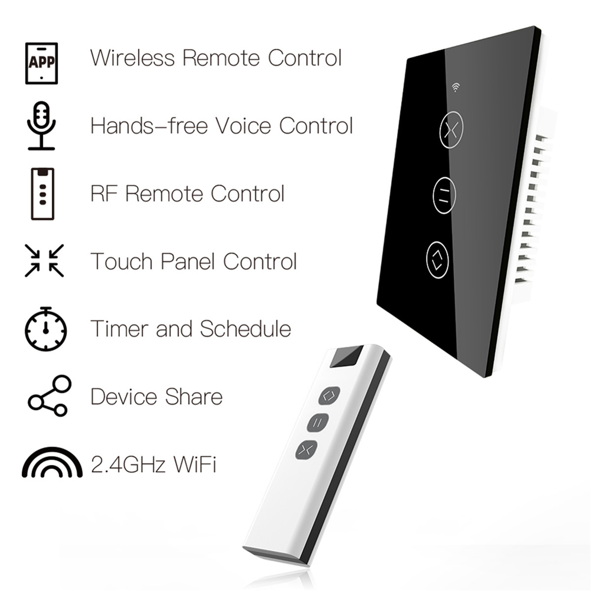 USEUWiFiRF433SmartTouchCurtainRollerBlindsMotorSwitchTuyaSmartLifeAppRemoteControlWorkswithAlexaGoog-1778827-10