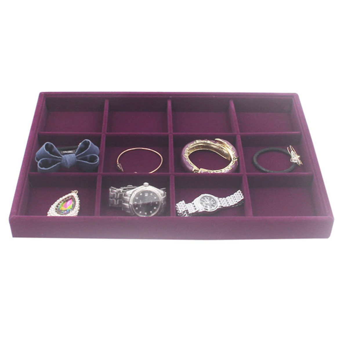 VelvetJewelryRingEarringDisplayTrayHolderOrganizersStorageBoxShowcaseTrayRack-1636689-9