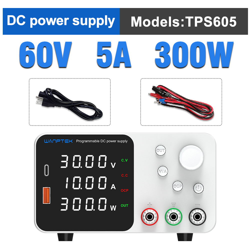 WANPTEKLabBenchPowerSupply300WUSPlugLaboratorySwitchingPowerSupplyUnit30V10AAdjustableDigitalSource6-1995696-16