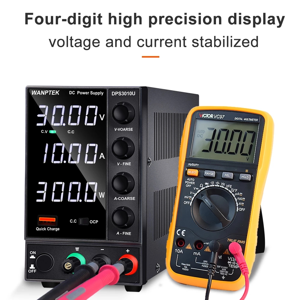 WanptekDPS3010U110V220V4DigitsAdjustableDCPowerSupply0-30V0-10A300WUSBFastChargingLaboratorySwitchin-1687613-4