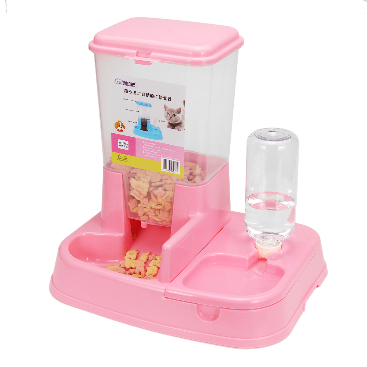 2In1LargeAutomaticPetDogCatPuppyFoodWaterDishBowlDispenserFeeder-1692865-11