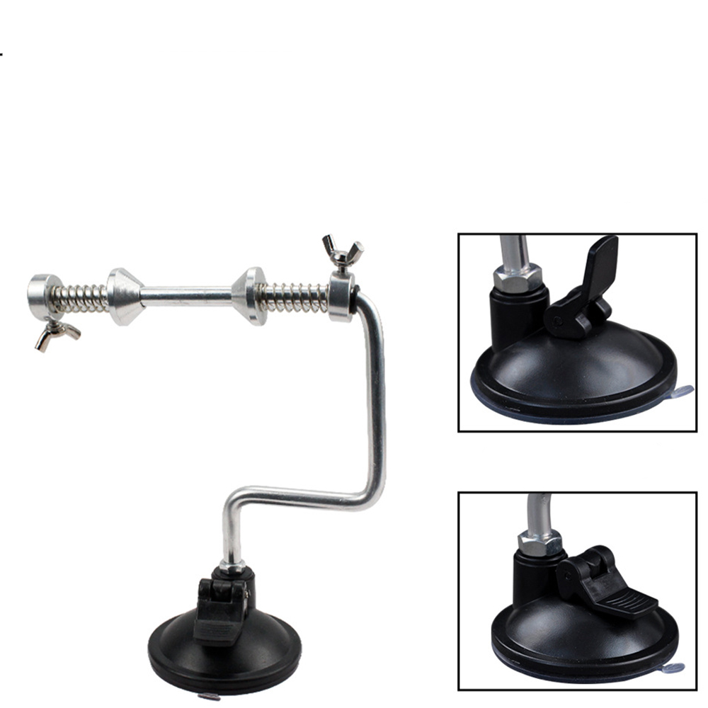 EfficientMulti-RotationSpoolAdjustablePortableSpoolingSuctionCupSupportClampTypeFishingLineSpooler-1991600-4