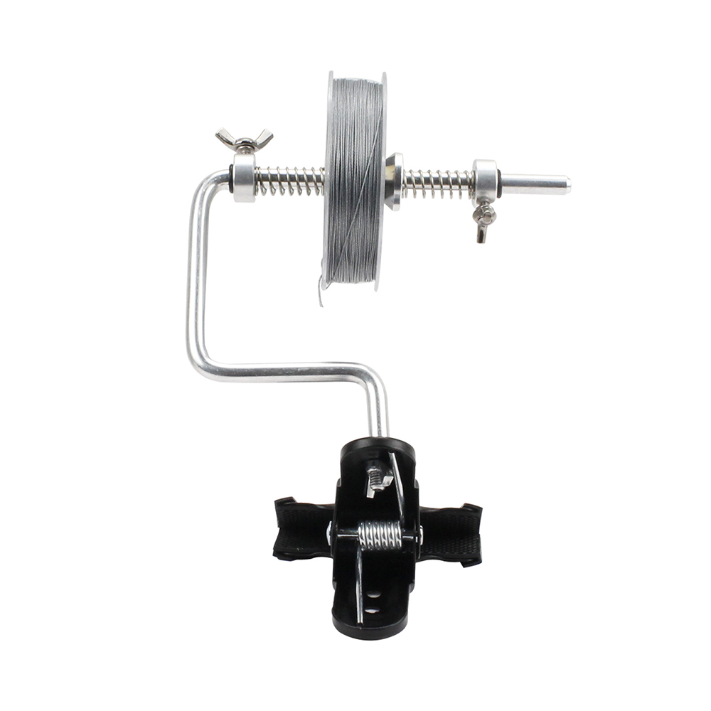 EfficientMulti-RotationSpoolAdjustablePortableSpoolingSuctionCupSupportClampTypeFishingLineSpooler-1991600-8