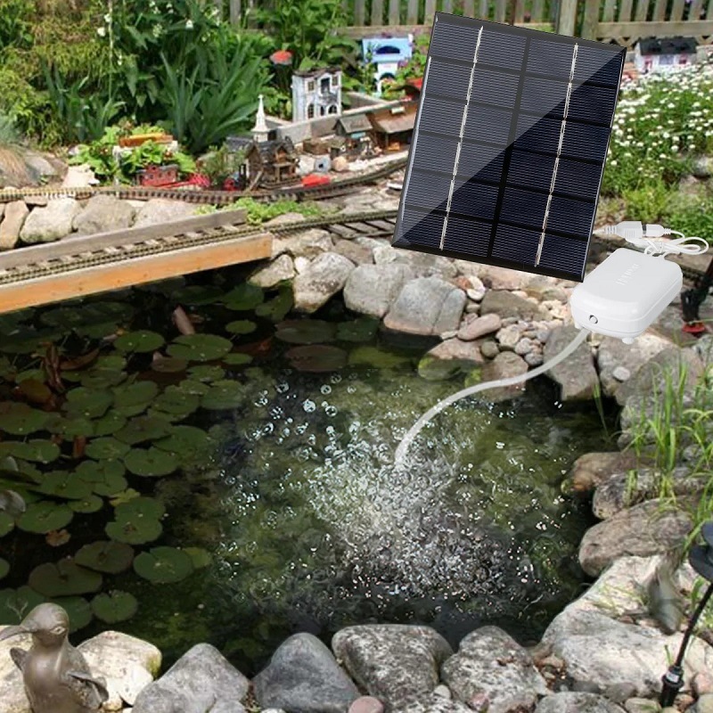HouseholdOxygenPumpSolarPoweredLowNoiseAirPumpForOutdoorPoolPondBalconyAquariumAccessoriesFishing-1986994-3