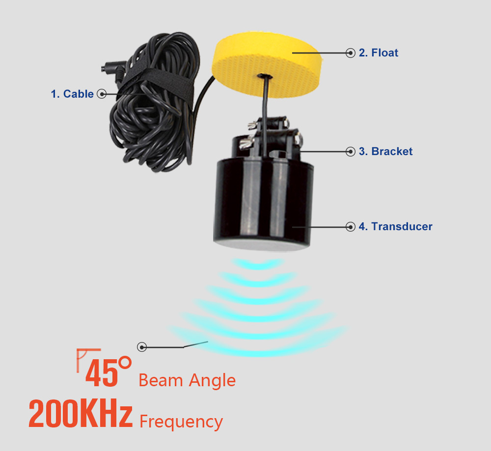 LUCKYFF718DFishFinder22inchLCDDisplayPortableFishfinder200KHz83KHzDualSonarFrequency100MFishfinderfo-2012195-9