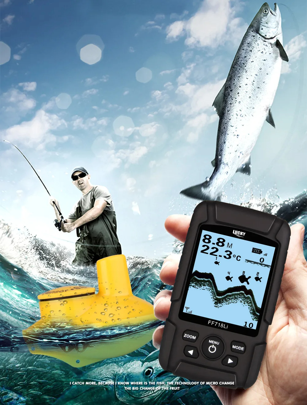 LUCKYHDWirelessFishFinder125KhzDualSonarFrequency180MDetectionDepthAlarmDetectorforFishing-2011921-1