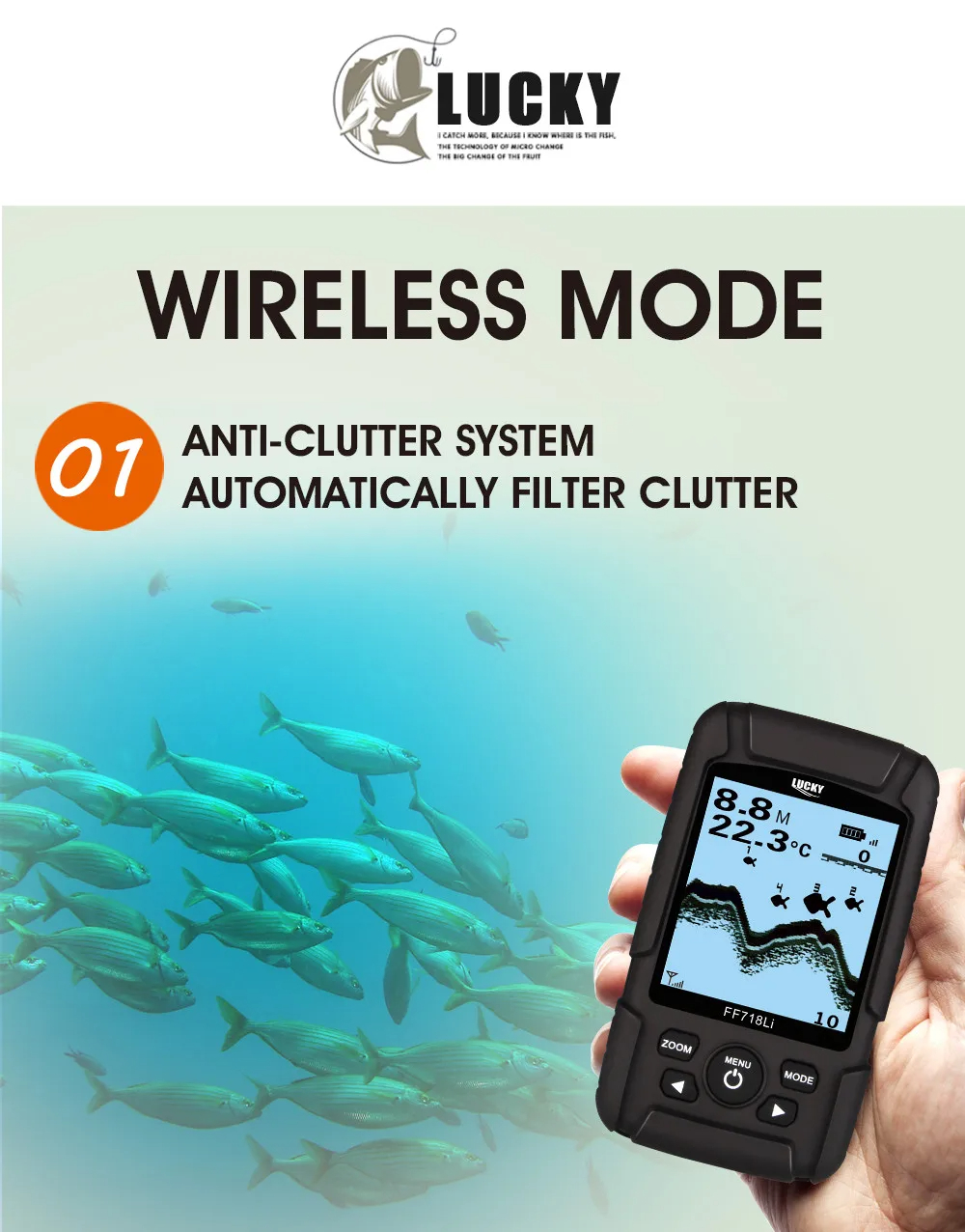 LUCKYHDWirelessFishFinder125KhzDualSonarFrequency180MDetectionDepthAlarmDetectorforFishing-2011921-2