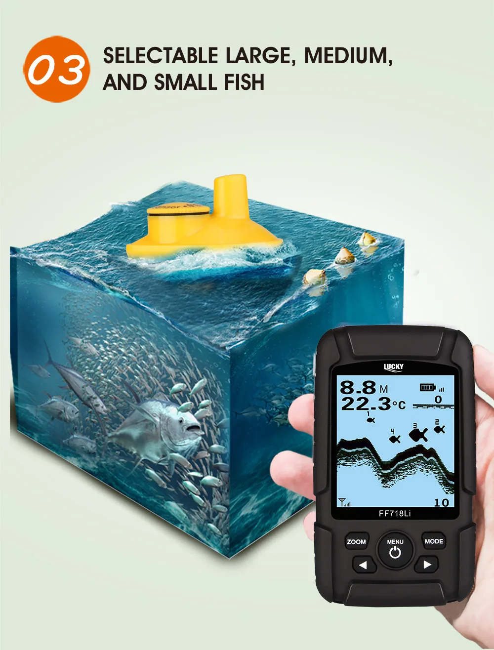 LUCKYHDWirelessFishFinder125KhzDualSonarFrequency180MDetectionDepthAlarmDetectorforFishing-2011921-4