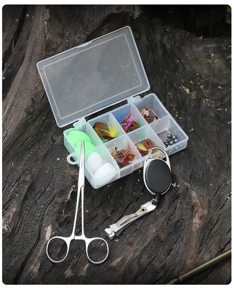 OutdoorAdventurersFlyFishingCombo243mHighCarbon4-SectionTelescopicRodDoubleRodFlyLineBaitRodSet-1997639-12