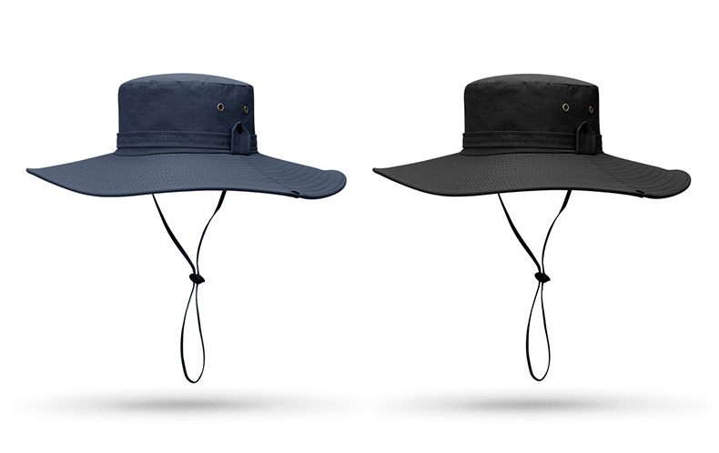 OutdoorHatSunProtectionWaterproofFishermanHatBreathableMenandWomensSunHat12cmBrimOutdoorSportsPanama-1996535-9
