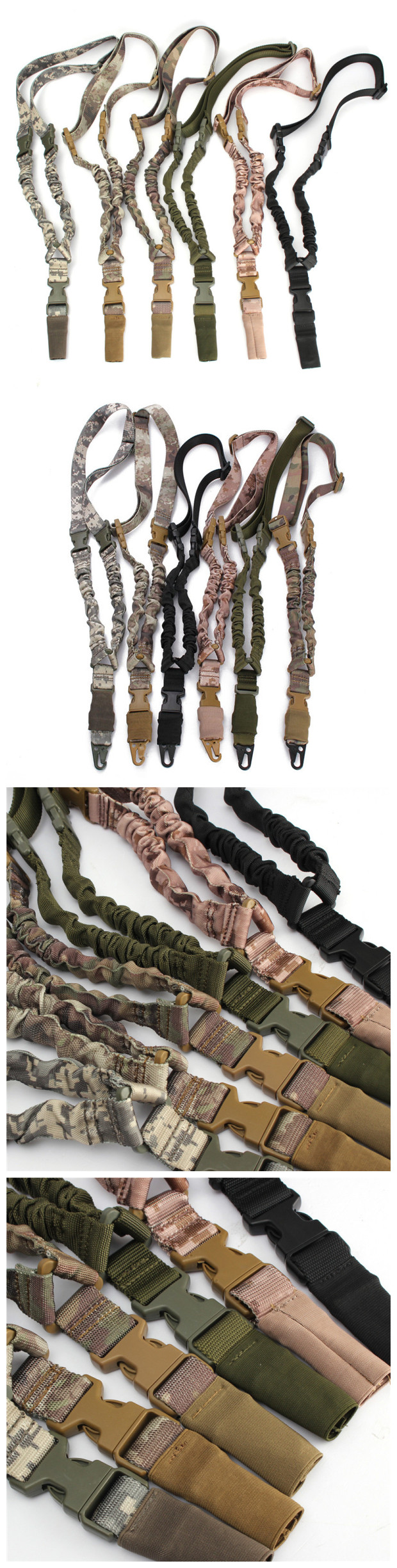 OutdoorSlingTwo-PointElasticWaistBeltStrapQuickReleaseEmergencySafetyRescue-1050100-1