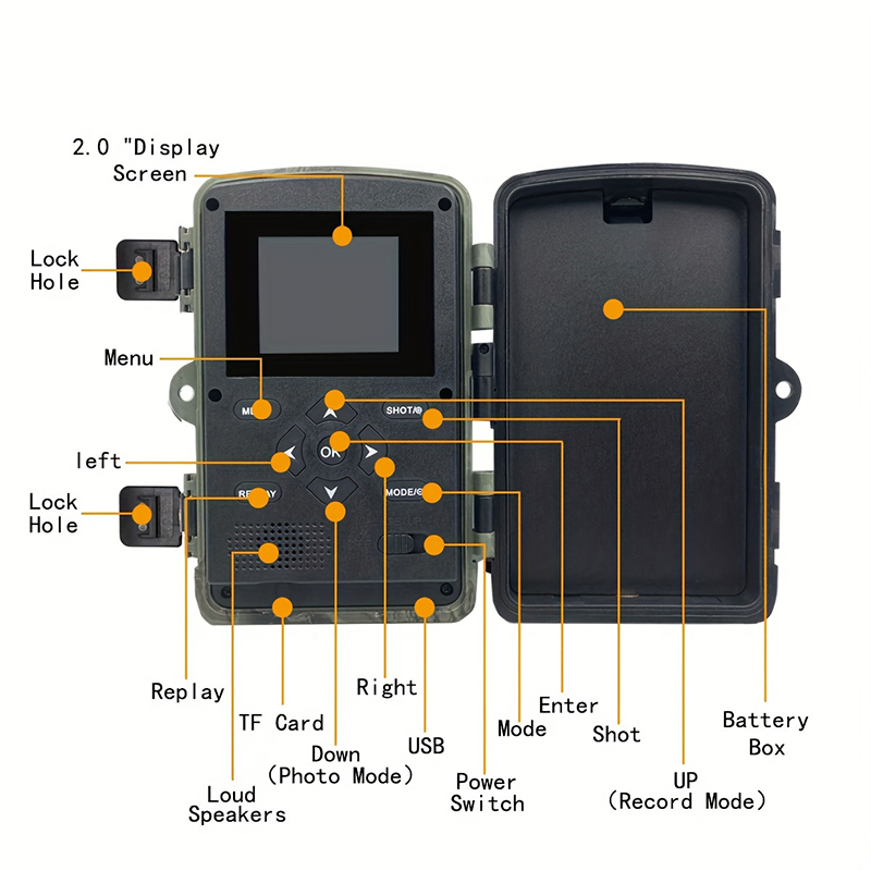 PR300036MP1080P32PcsInfraredLEDOutdoorMiniTrackingHuntingCameraNightVisionHomeSecurityMonitoringFarm-1987865-9