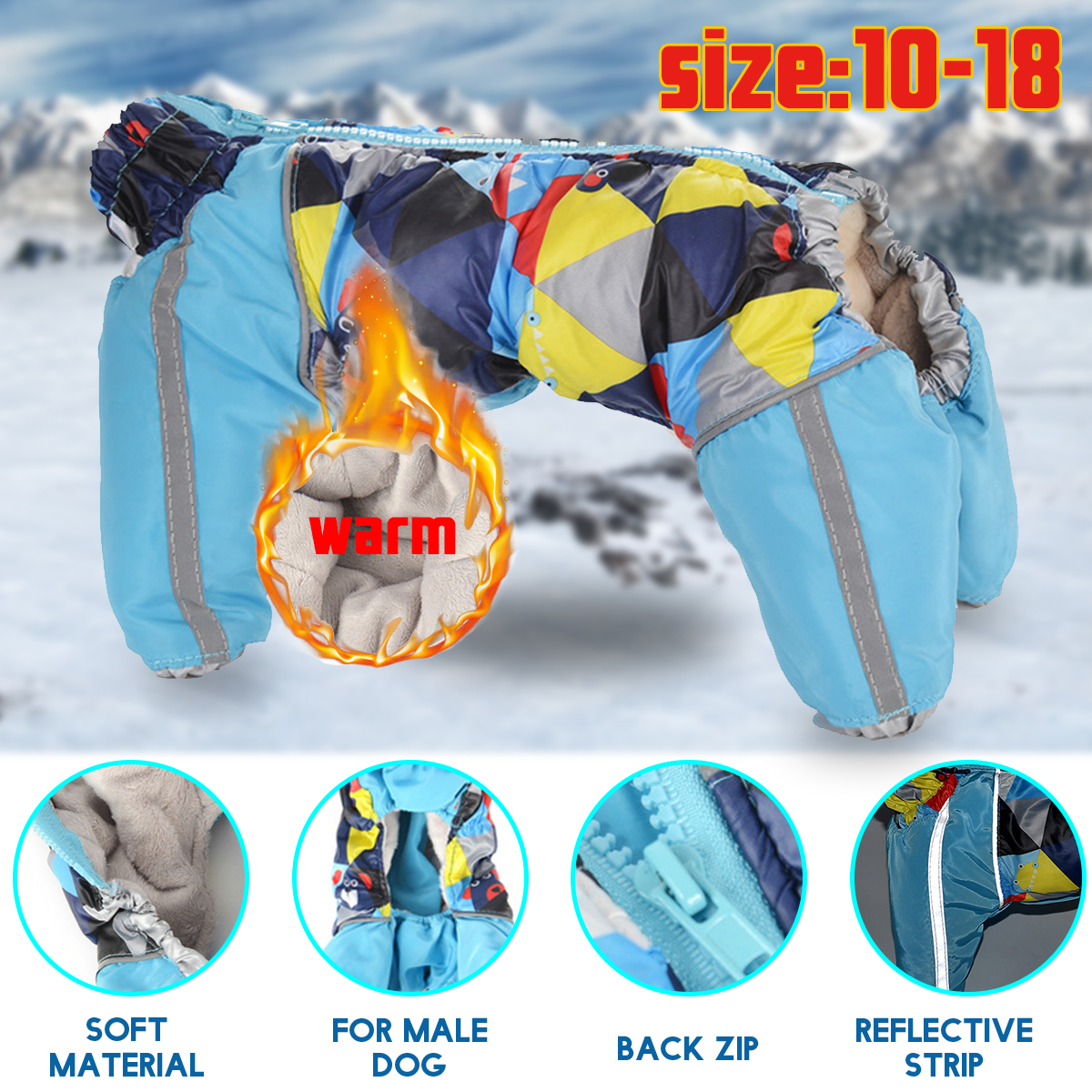 PetsDogClothesSuperWarmJacketThickerCottonCoatsWaterproofPetPantsClothingForMaleFrenchBulldogPuppy-1629274-1