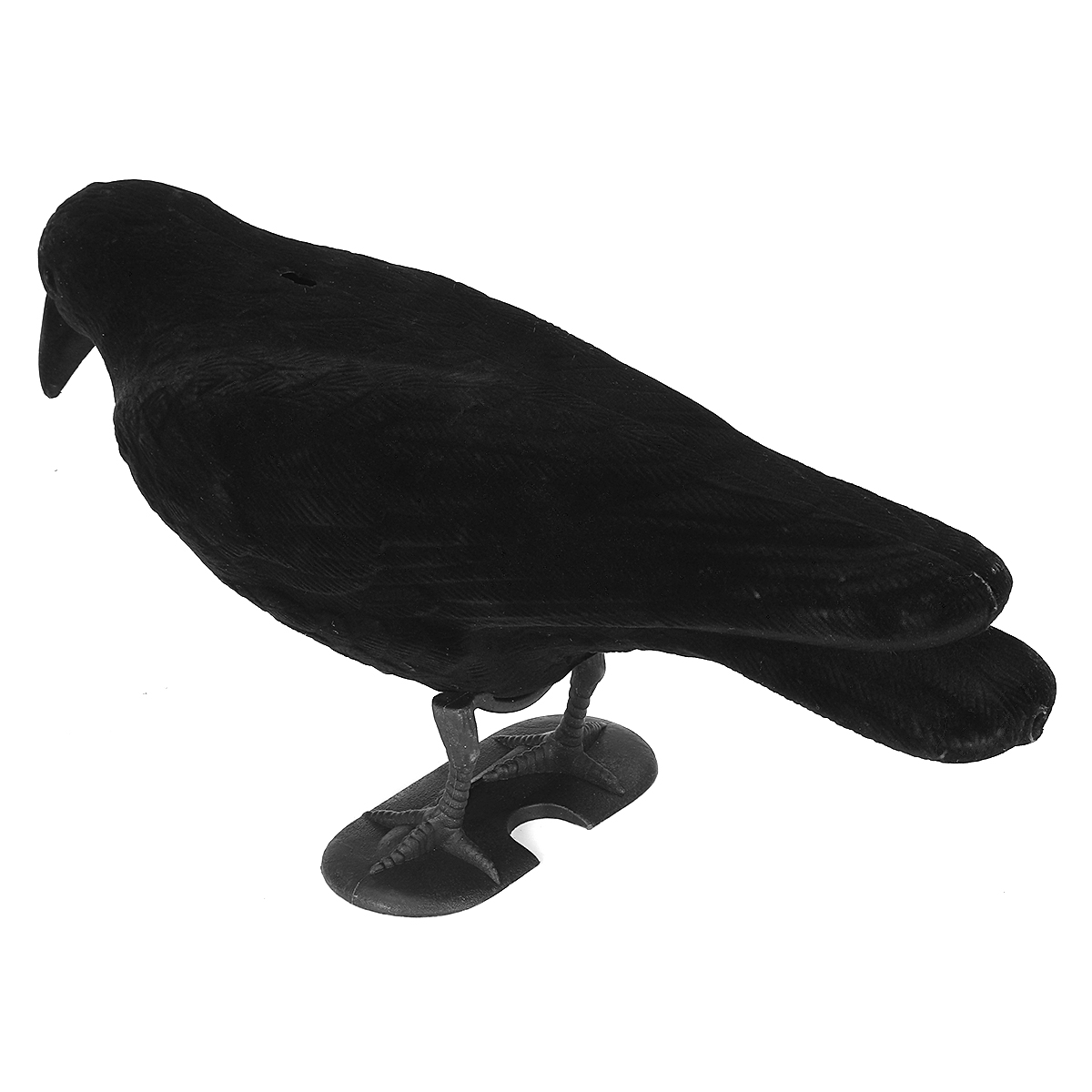 PlasticBirdHuntingRealisticPEBlackYardCrowHuntingDecoyGardenBirdDeterScarerScarecrowPestDeterrentRep-1976195-10