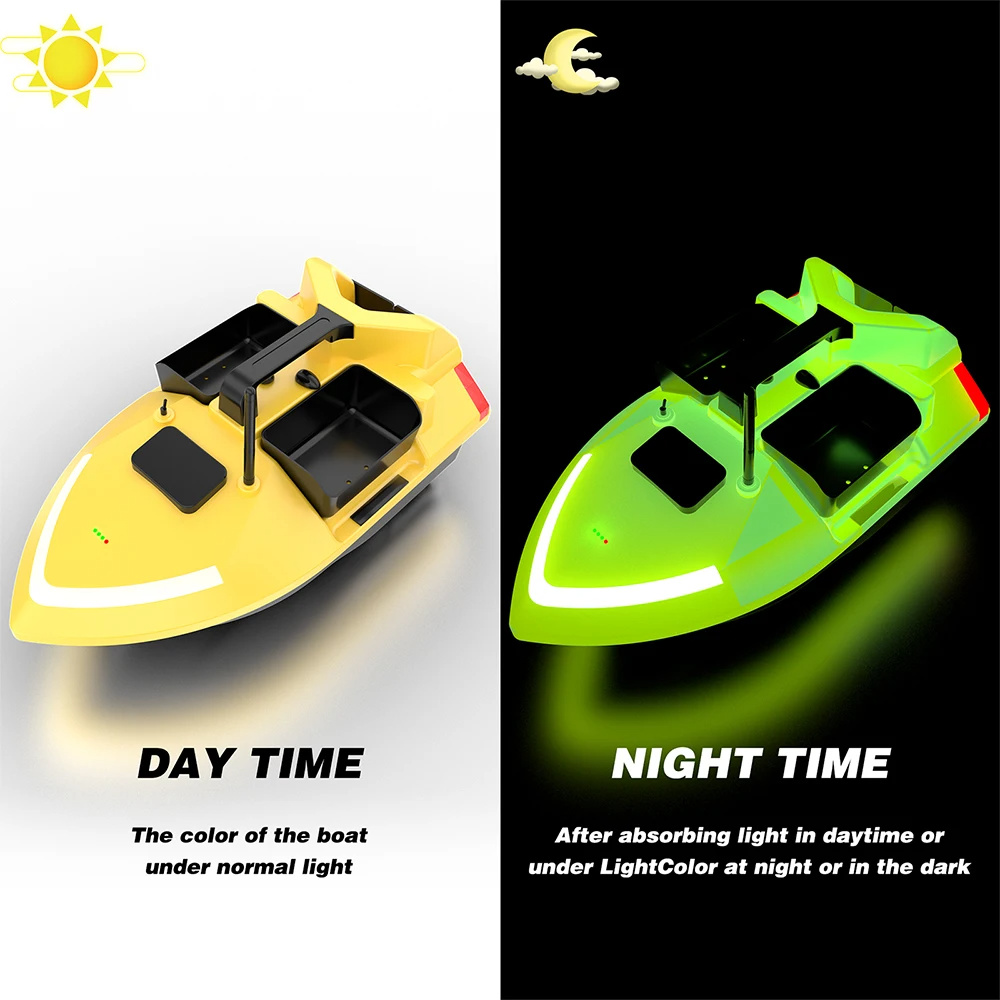V020FluorescentGPSRemoteControlFishingBaitBoat40PositioningPointsHigh-speedAutoReturn500MDistanceLED-2011913-3