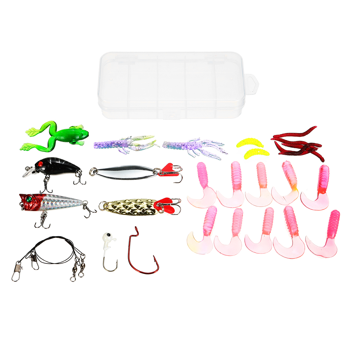 ZANLURE182022282933PcsFishingLureSetFishBaitAndFishHookSetMultifunctionalFishingAccessoriesWithBox-1809823-18
