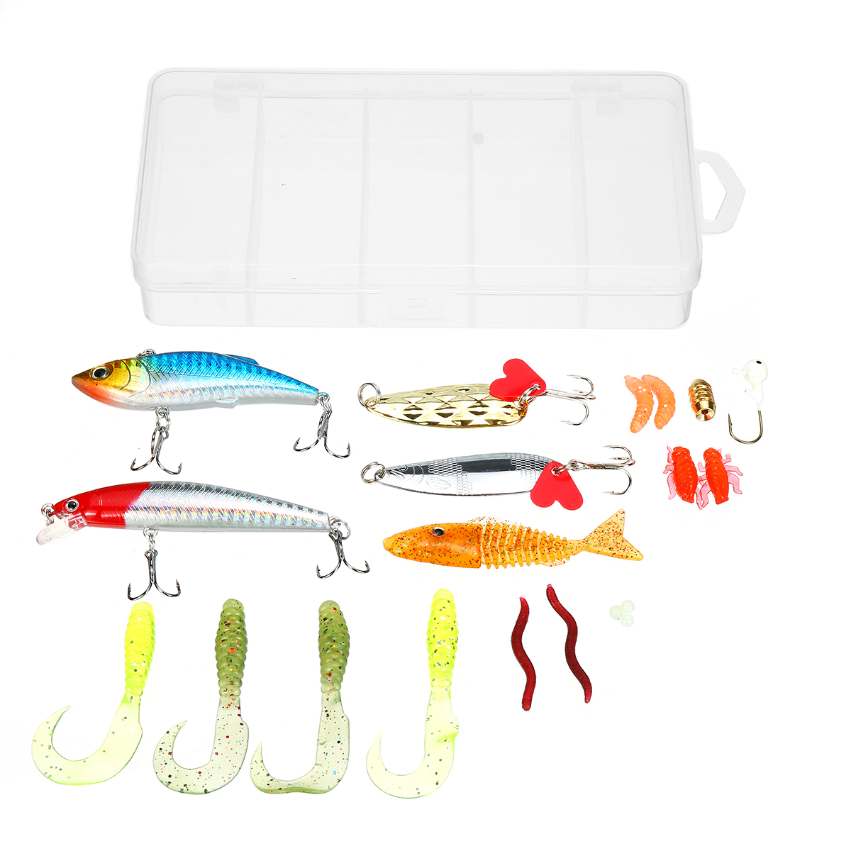 ZANLURE182022282933PcsFishingLureSetFishBaitAndFishHookSetMultifunctionalFishingAccessoriesWithBox-1809823-26