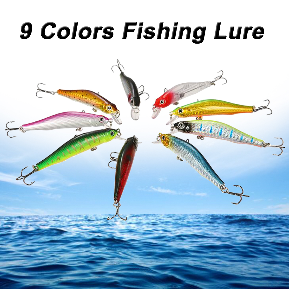 ZANLURE1pc80mm31585gMagnetMinnowFishingLureArtificialHardBaitHook3DEyesSeaFishing-1314538-1