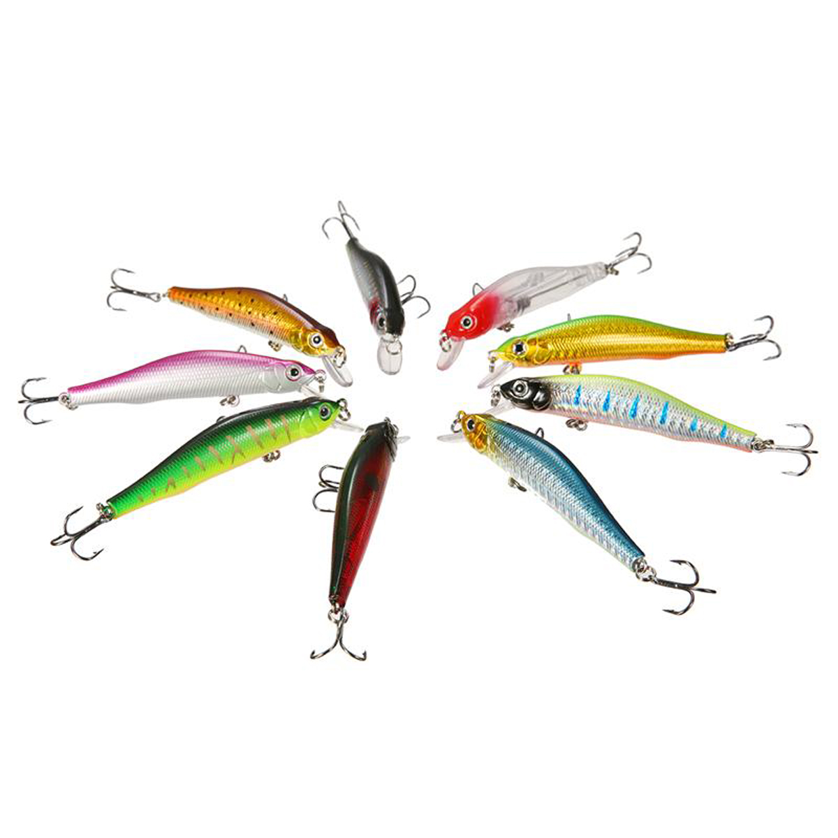 ZANLURE1pc80mm31585gMagnetMinnowFishingLureArtificialHardBaitHook3DEyesSeaFishing-1314538-3